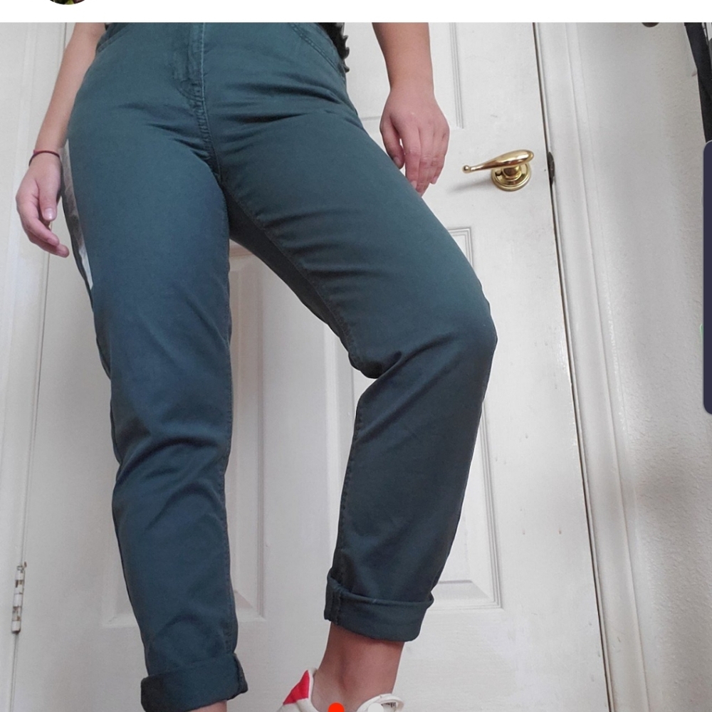 Ae green mom jeans